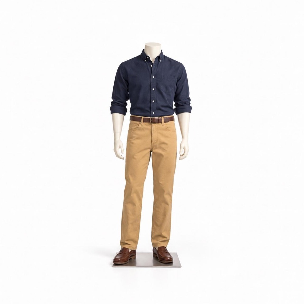 Weatherproof Vintage Men's Tan Straight Fit Pants — 36x32